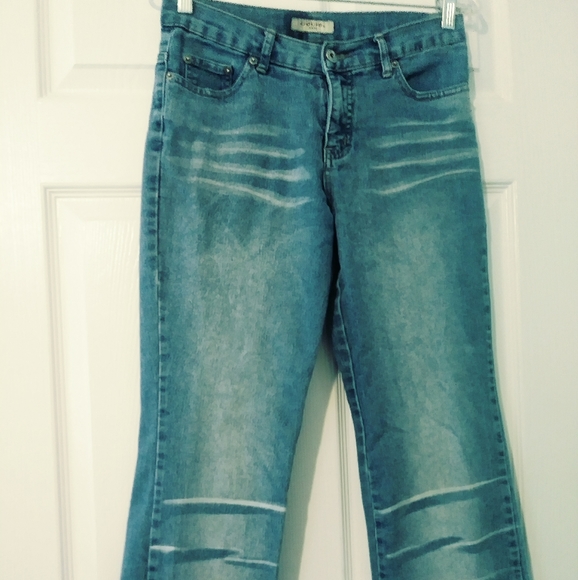 🎋🐔LIQUID CLASSY CAPRI LADIES JEANS 🐧 - Picture 2 of 4